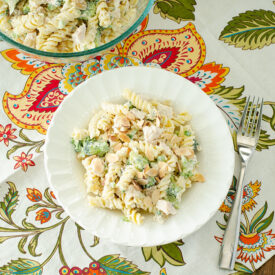 Broccoli Chicken Pasta Salad | realmomkitchen.com