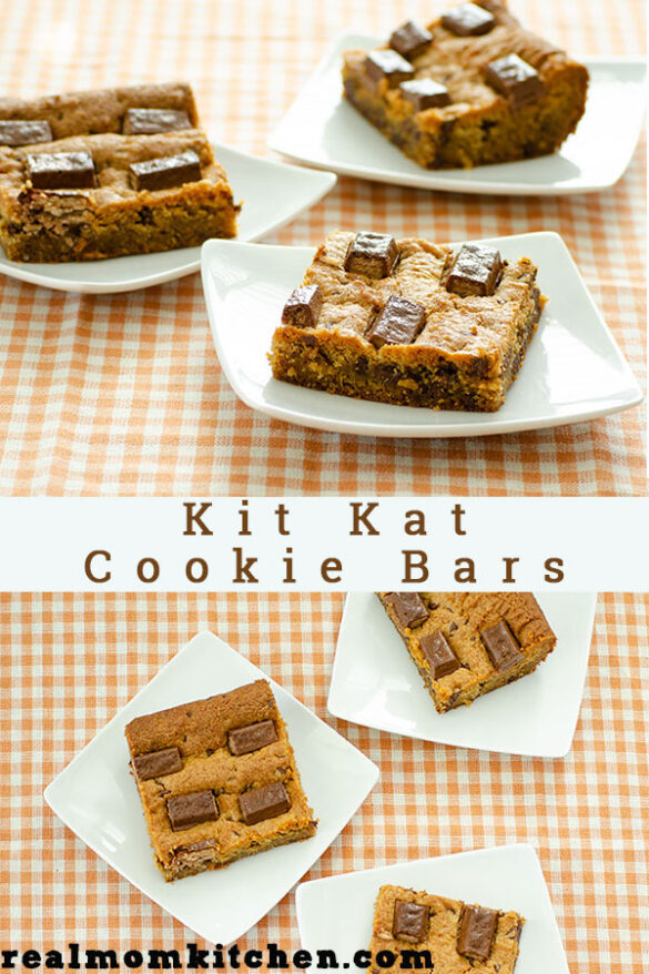 Kit Kat Cookie Bars Real Mom Kitchen Brownies and Bars