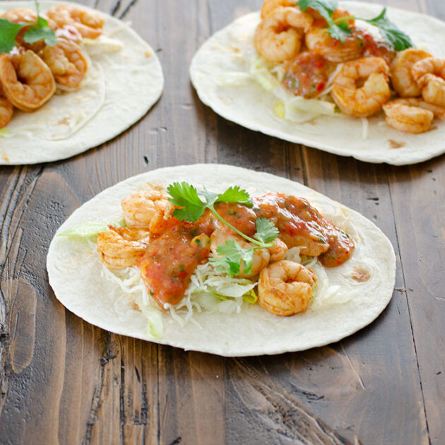 Sheet Pan Shrimp Tacos | realmomkitchen.com