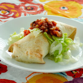 Easy Baked Chicken Chimichangas | realmomkitchen.com