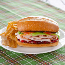 Turkey and Cranberry Jelly Sandwich