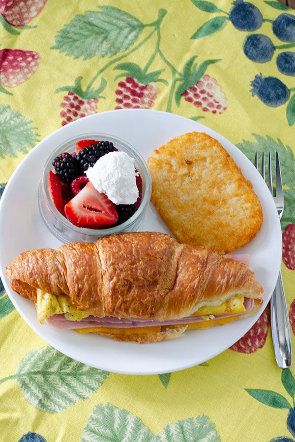Make Ahead Breakfast Croissants Real Mom Kitchen