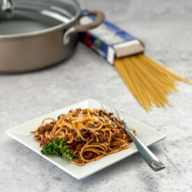 Easy Taco Spaghetti | realmomkitchen.com