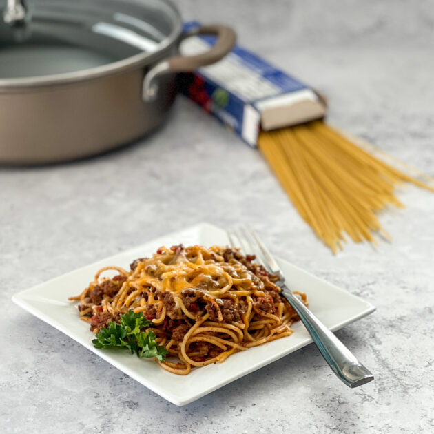 Easy Taco Spaghetti | realmomkitchen.com