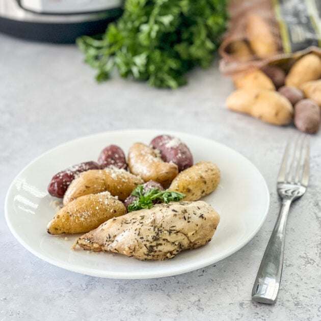 Instant Pot Chicken and Potatoes | realmomkitchen.com
