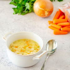 Lemon Chicken Orzo Soup | realmomkitchen.com