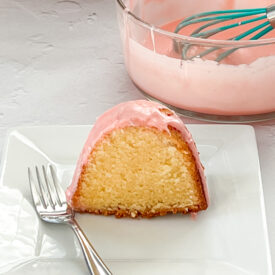Made From Scratch Shirley Temple Bundt Cake