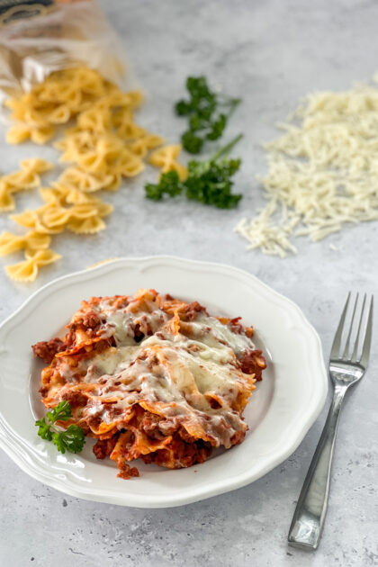 Healthy Skillet Lasagna | realmomkitchen.com