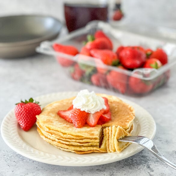 Perfectly Thin Pancakes Real Mom Kitchen Breakfast