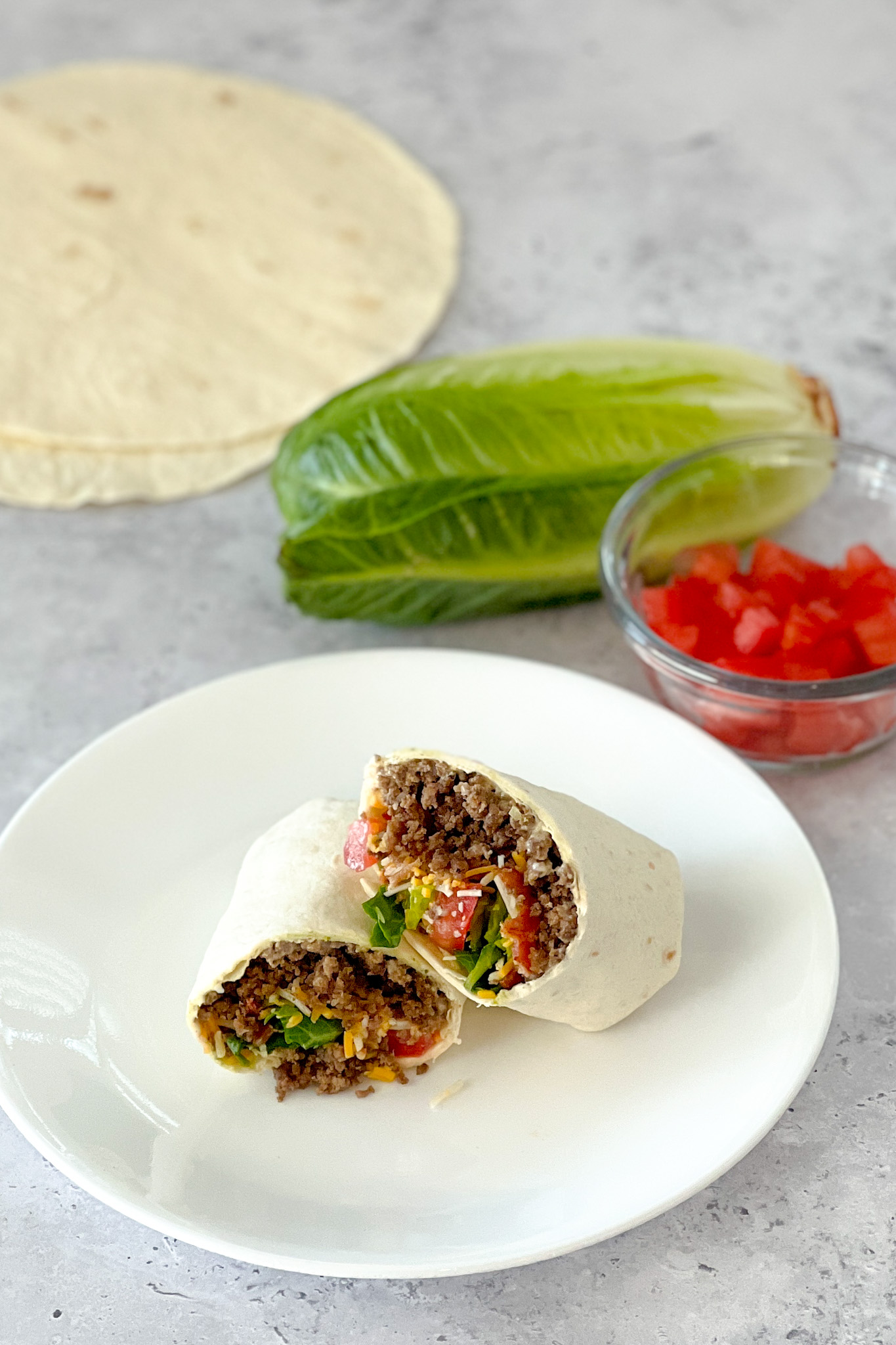 Skinny Bacon Cheeseburger Wraps - Real Mom Kitchen