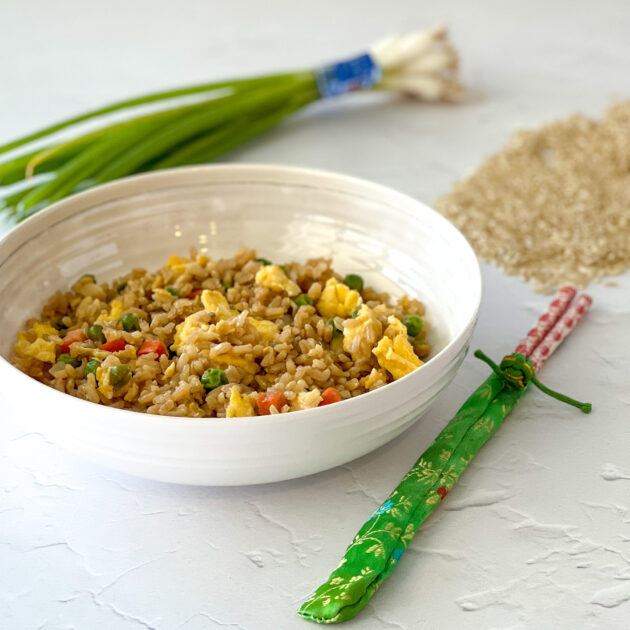 Easy Brown Fried rice | realmomkitchen.com