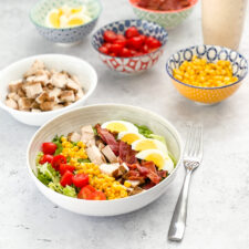 Southwest Chicken Cobb Salad | realmomkitchen.com