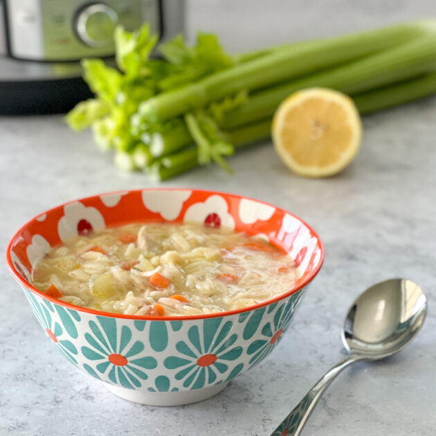 Instant Pot Lemon Orzo Soup