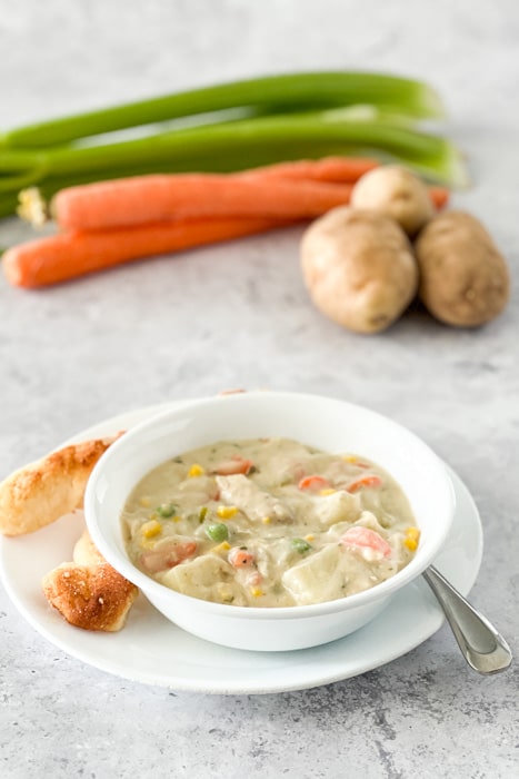 Chicken and Veggie Chowder | realmomkitchen.com