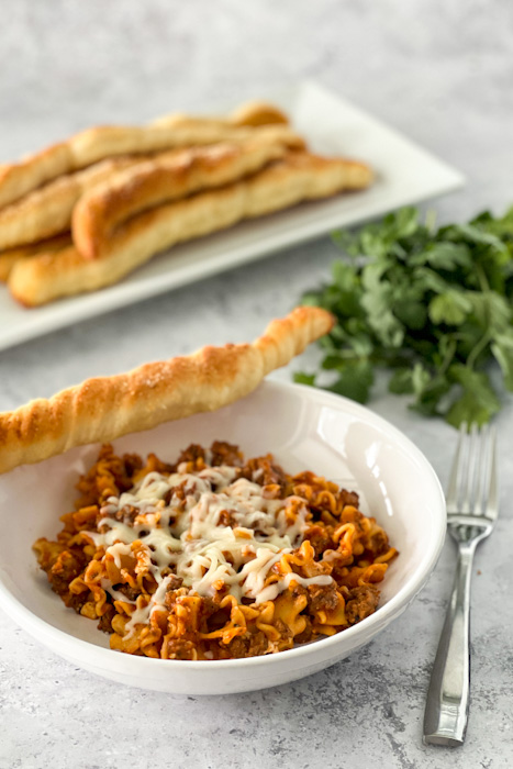 Instant Pot Lazy Lasagna | realmomkitchen.com