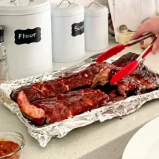 serving up easy smoked baby back ribs