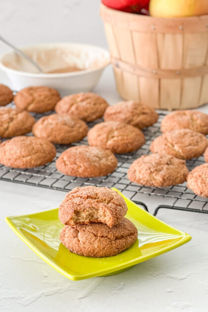 Apple Butter Cookies similar to snickerdoodles