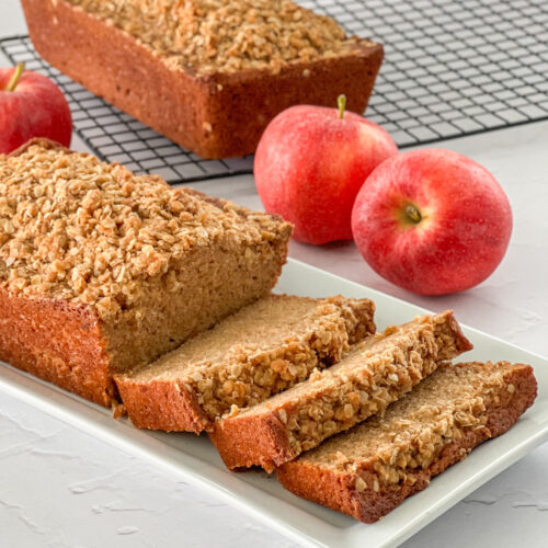 Streusel Topped Applesauce Bread Real Mom Kitchen