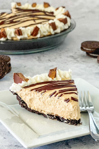 Simple Chocolate Peanut Butter Pie