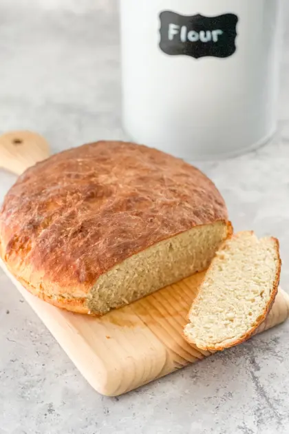 No Knead Rustic Bread