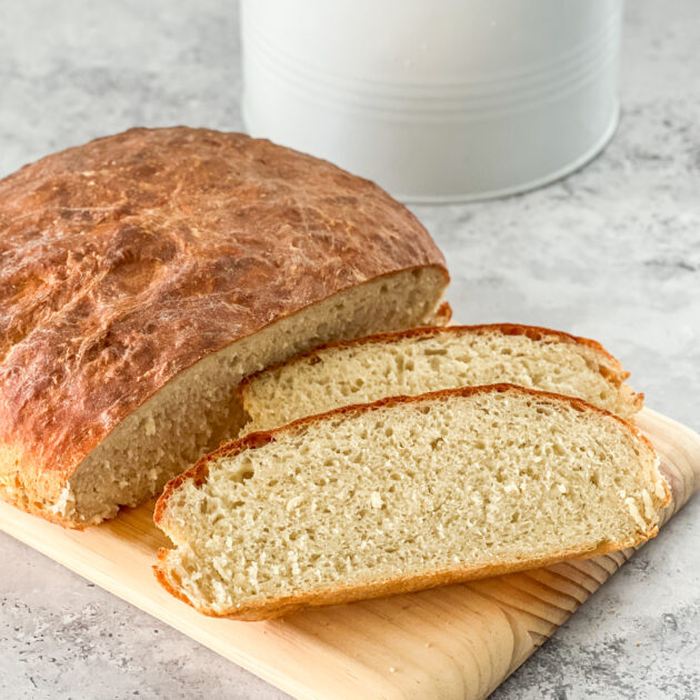 no knead rustic bread