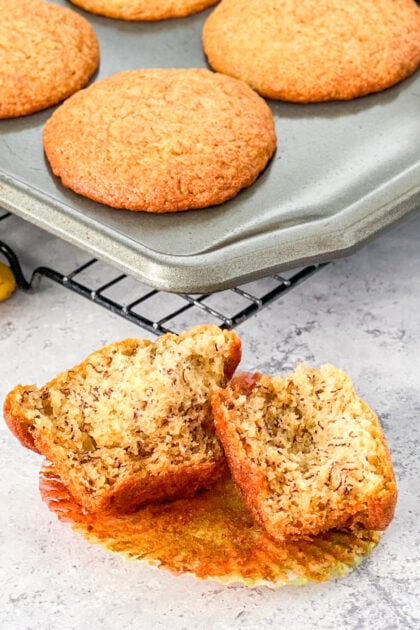 Buttery Banana Muffins