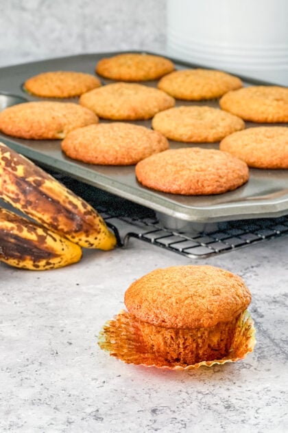 Buttery Banana Muffins
