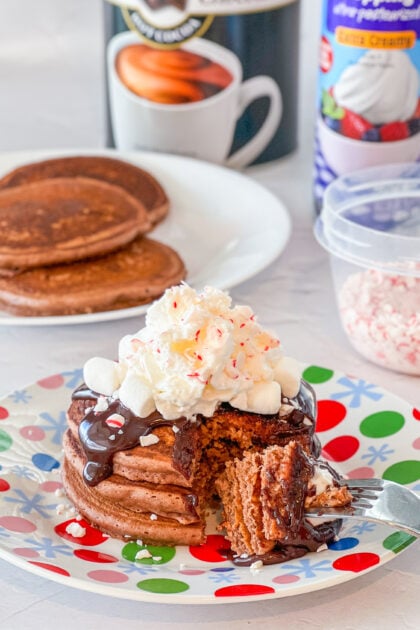 Hot Chocolate Pancakes