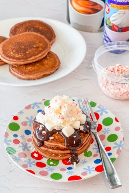 Hot Chocolate Pancakes