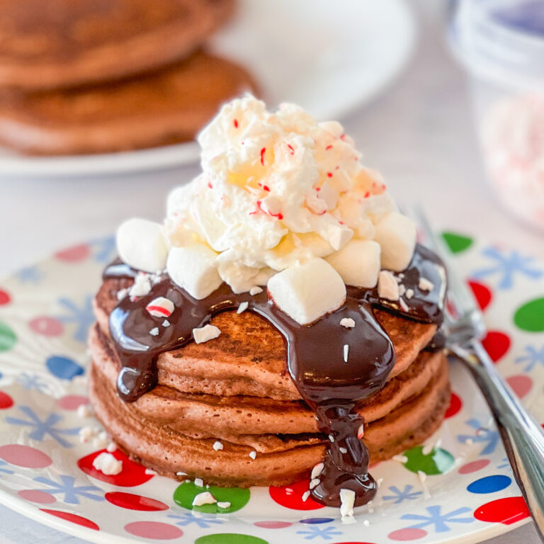 Easy Hot Chocolate Pancakes