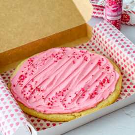 Giant Sugar Cookie for Valentine's Day