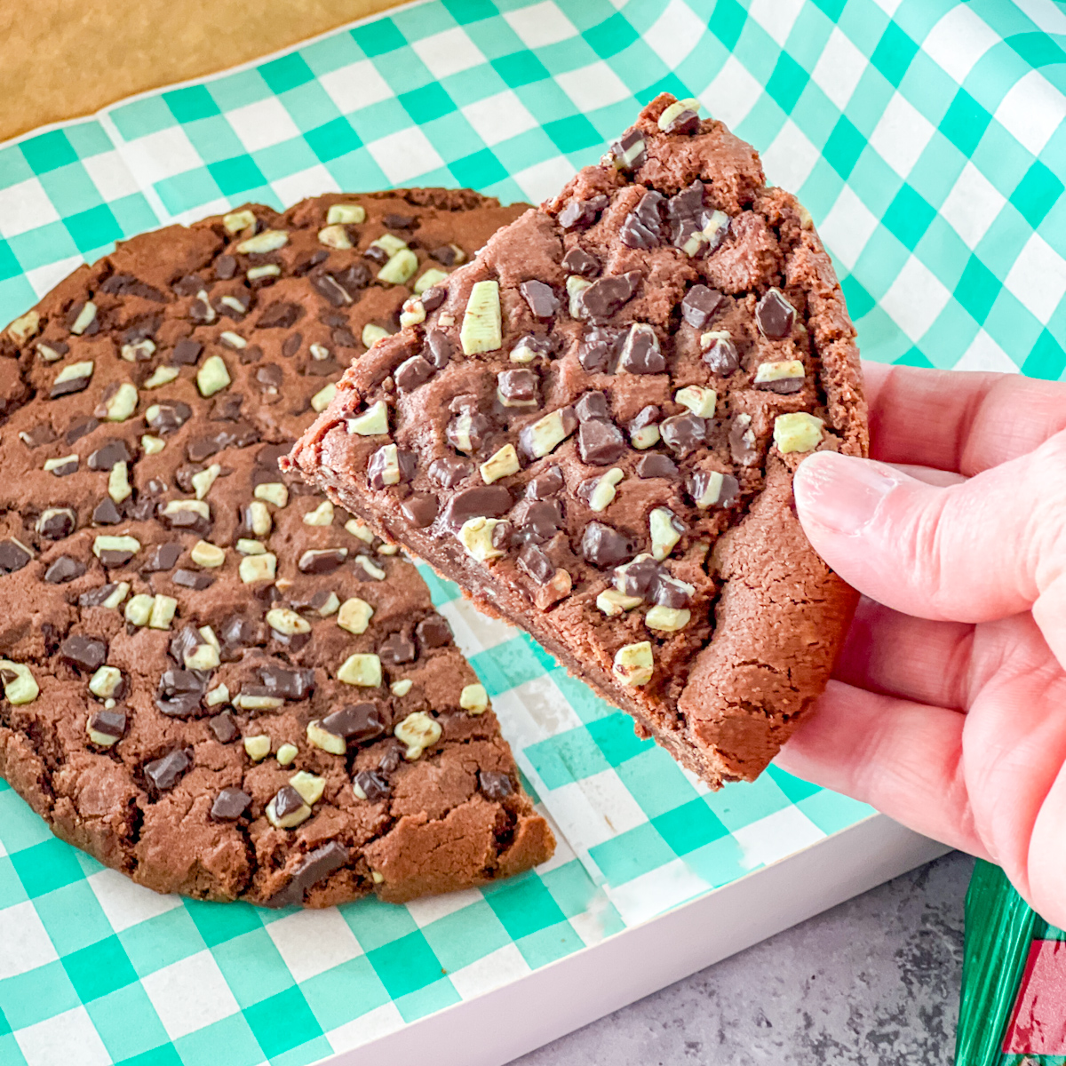 Irresistible Giant Chocolate Fudge Mint Cookie Recipe! Real Mom