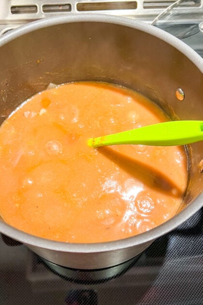 beginning of savory stove top beef stew recipe