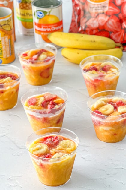 frozen fruit cups for breakfast or dessert