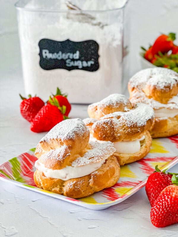 recipe for strwberry cheesecake cream puffs