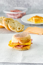Homemade Egg McMuffin Sandwiches