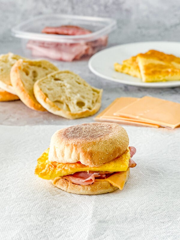 Homemade Egg McMuffin Sandwiches