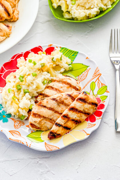 honey pineapple grilled chicken tenders