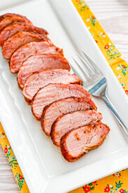 smoked pork tenderloin cut into medalions