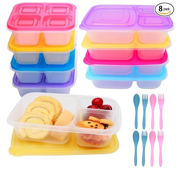 reuseable Bento containers from Amazon