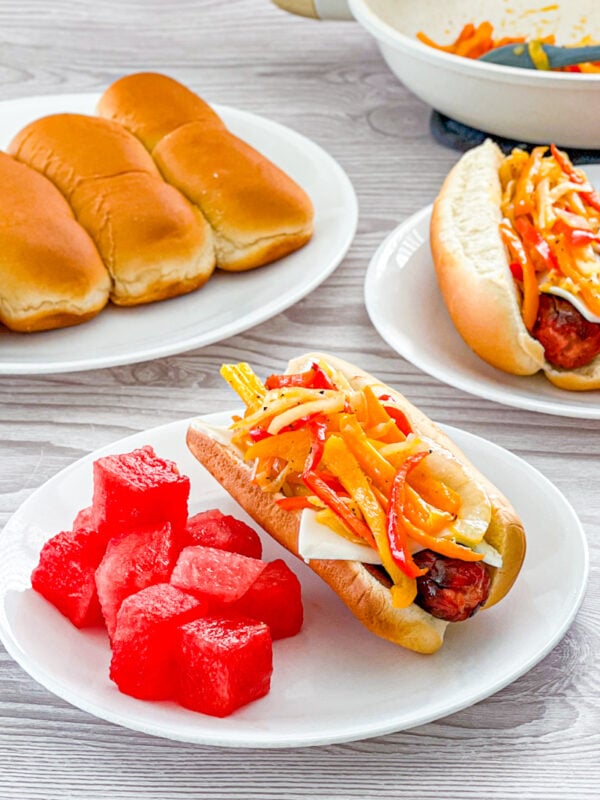 Philly Cheesesteak Hot Dogs