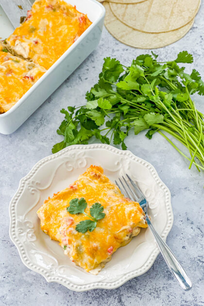 easy chicken enchilada casserole