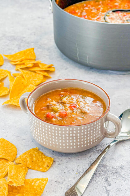 spanish rice soup