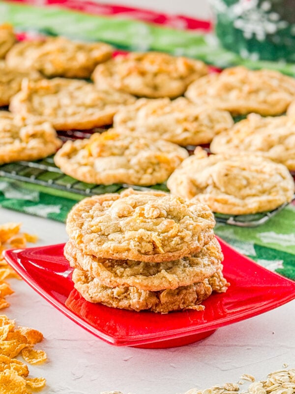 cookies made with oats and cornflakes