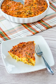 hash brown crusted quiche