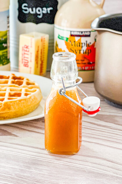 Homemade Buttermilk Maple Syrup