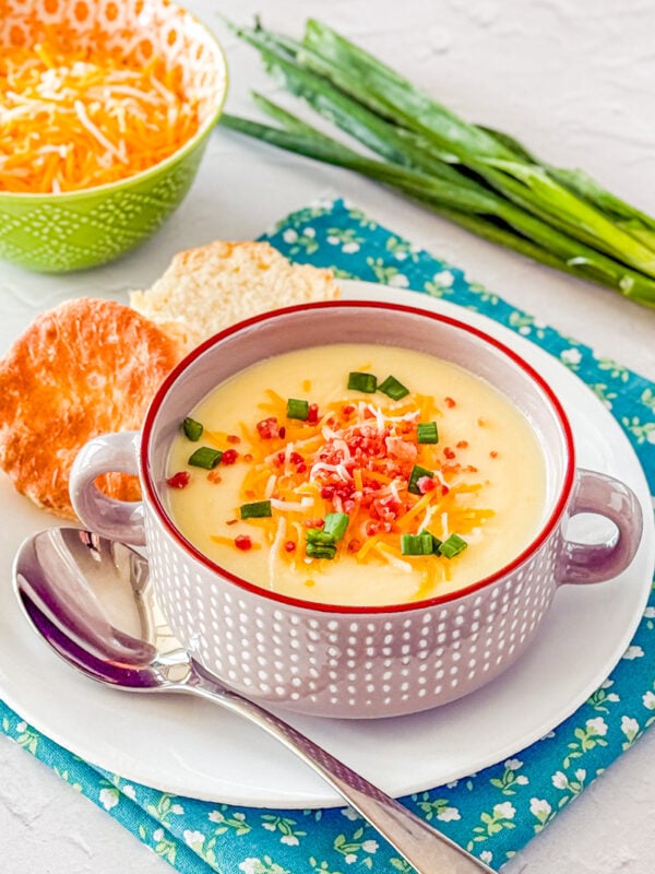 soup made with mashed potatoes