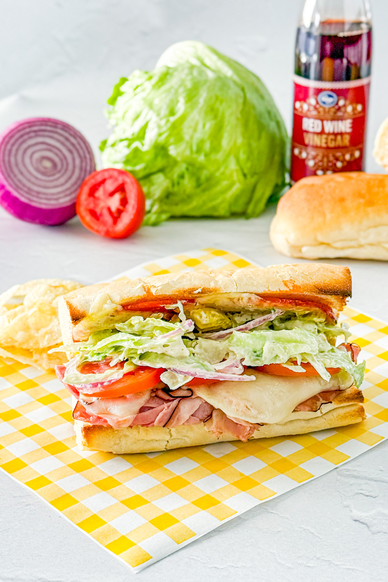 Grinder Salad Sandwiches