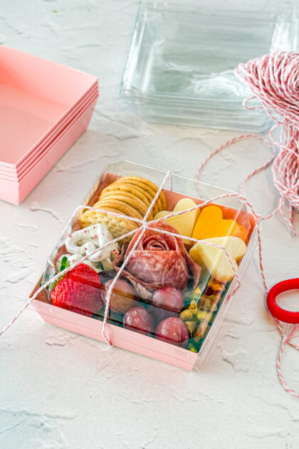 personal charcuterie box as a gift