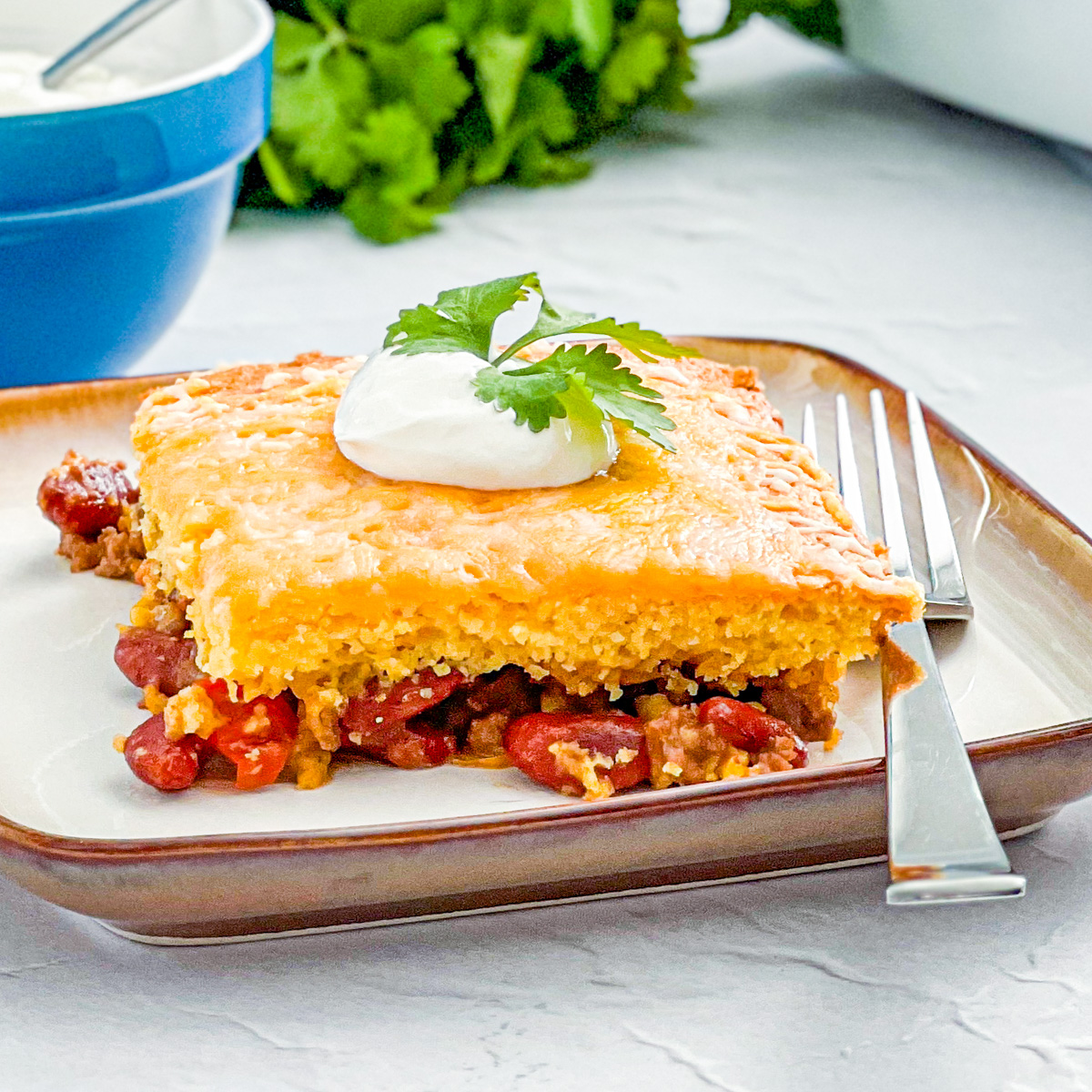 Corn Bread Chili Or Taco Bake